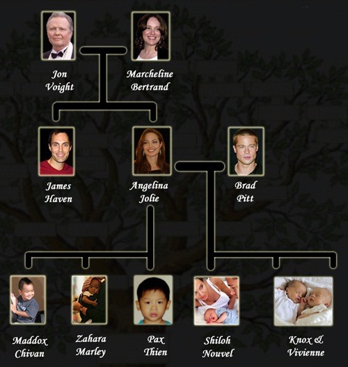 Angelina Jolie Family Tree