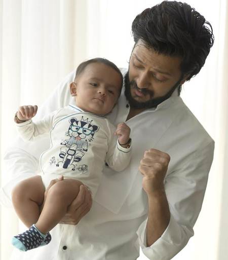 Riteish Deshmukh and Genelia D'Souza Baby Pictures