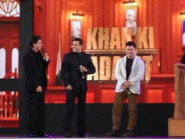 Aap Ki Adalat with SRK, Salman and Aamir Khan Pictures