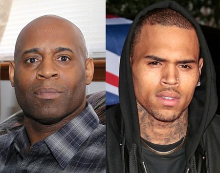 Chris brown mom and dad