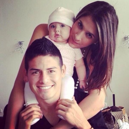 James Rodríguez Wife and Baby