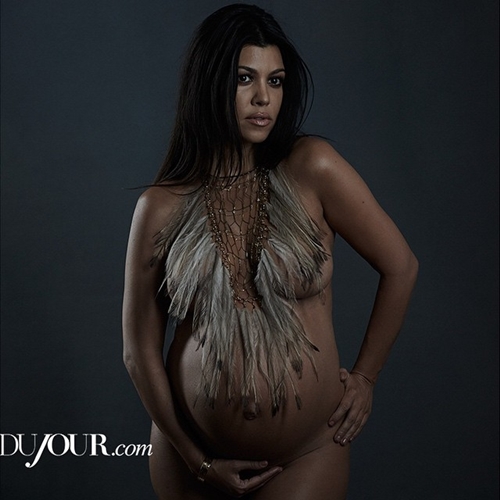 Kourtney Kardashian Nude Photoshoot for DuJour magazine