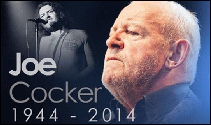 Singer Joe Cocker Died on December 22, 2014