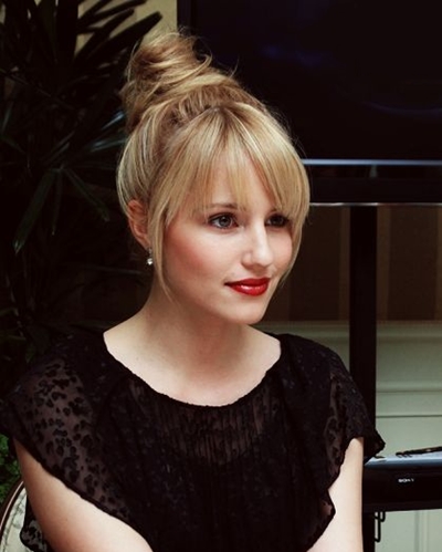 Dianna agron favorite things color food books perfume hobbies bands bio