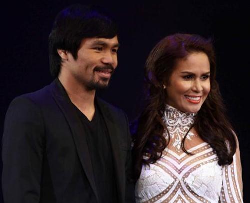 Manny Pacquiao with Wife