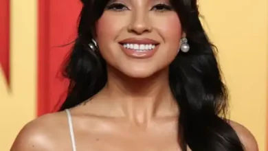Singer Becky G on the red carpet