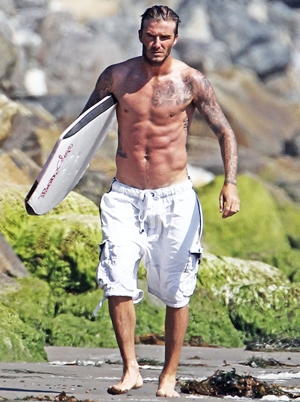 David Beckham pituus body shape