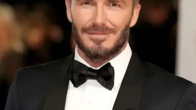 David Beckham close-up portrait