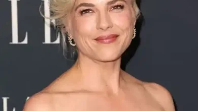 Actress Selma Blair close-up at an event
