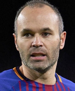 Footballer Andres Iniesta