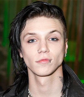 Andy Biersack Body Measurements Height Weight Age Facts Family Bio