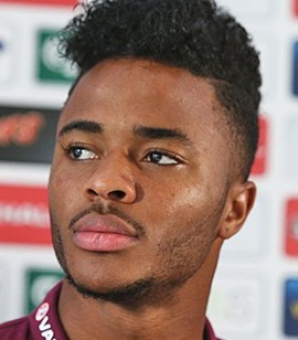 Footballer Raheem Sterling