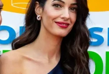 Human rights barrister Amal Clooney at a public event