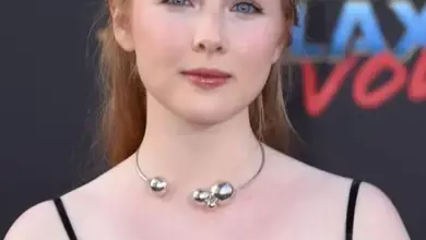 Molly Quinn red-haired headshot