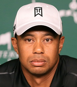 Golfer Tiger Woods