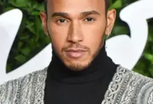 Seven time F1 champion Lewis Hamilton Face