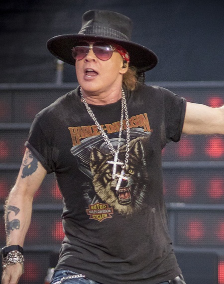 Axl Rose Body Measurements Stats