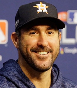 Baseball Player Justin Verlander