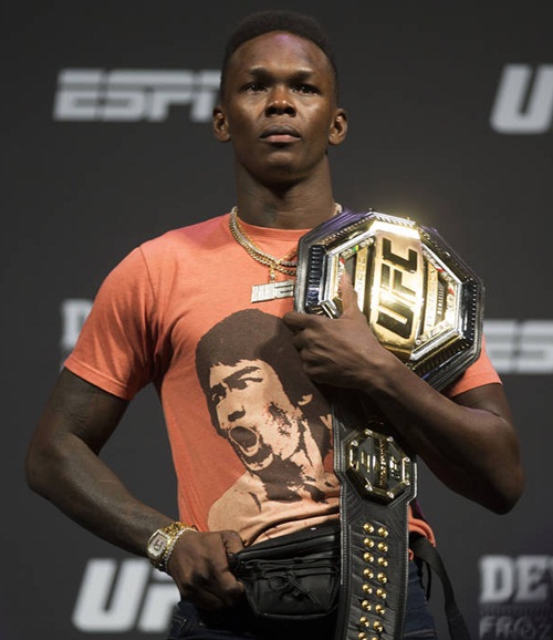 Israel Adesanya Body Measurements