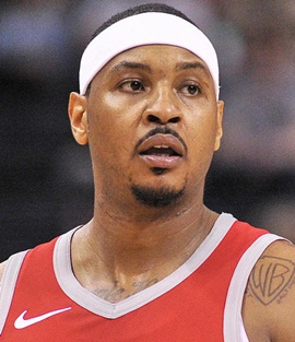 NBA star Carmelo Anthony