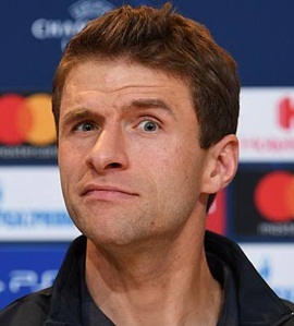 Footballer Thomas Muller