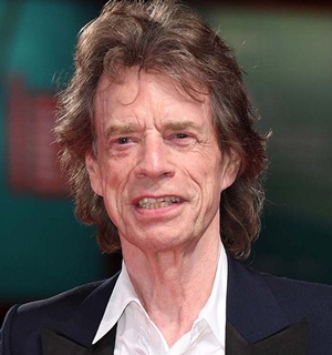 Mick Jagger headshot