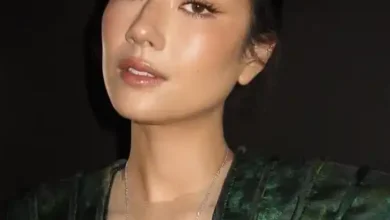Actress Adeline Rudolph close-up face