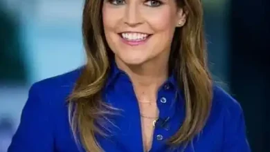Savannah Guthrie on the Today set